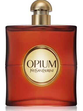Yves Saint Laurent Opium Women's Fragrance in Amber and Gold Bottle